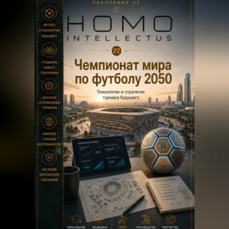 Обложка книги «Чемпионат мира по футболу 2050. Homo Intellectus»