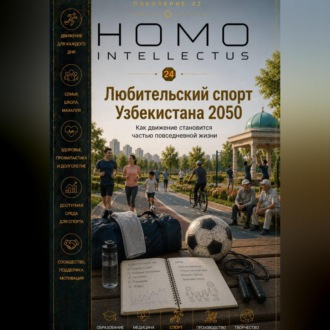 Обложка книги «Любительский спорт Узбекистана 2050. Homo Intellectus»