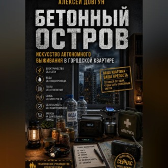 Обложка книги «Бетонный остров: Искусство автономного выживания в городской квартире»