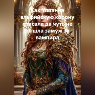 Обложка книги «Как Улианна эльфийскую корону спасала да чуть не вышла замуж за вампира»