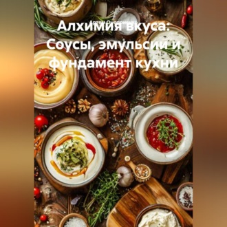 Обложка книги ««Алхимия вкуса: Соусы, эмульсии и фундамент кухни»»