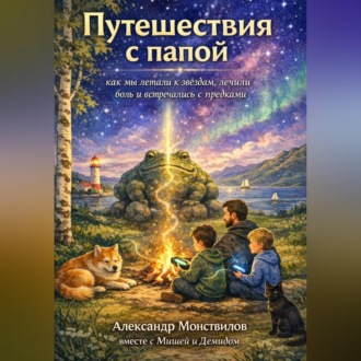 Обложка книги «Путешествия с Папой. Как мы летали к звёздам, лечили боль и встречались с предками.»