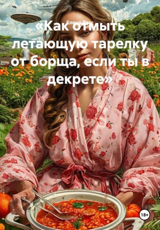 Обложка книги «Как отмыть летающую тарелку от борща, если ты в декрете»