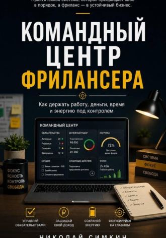 Обложка книги «FREELANCE COMMAND CENTER Как заработать деньги и не потерять себя»