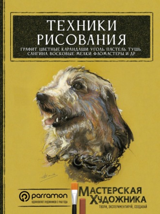 Обложка книги «Техники рисования. Графит, цветные карандаши, уголь, пастель, тушь, сангина, восковые мелки, фломастеры и др.»