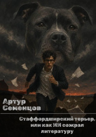 Обложка книги «Стаффордширский терьер, или как ИИ сожрал литературу»