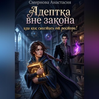 Обложка книги «Адептка вне закона, или Как спастись от ректора!»