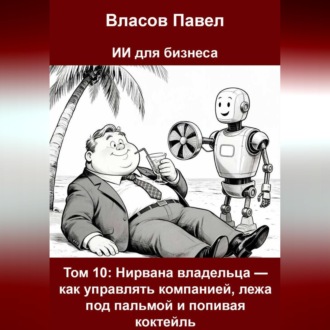 Обложка книги «Том 10: Нирвана владельца — как управлять компанией, лежа под пальмой и попивая коктейль»