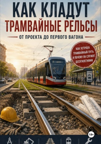 Обложка книги «Как кладут трамвайные рельсы: от проекта до первого вагона»