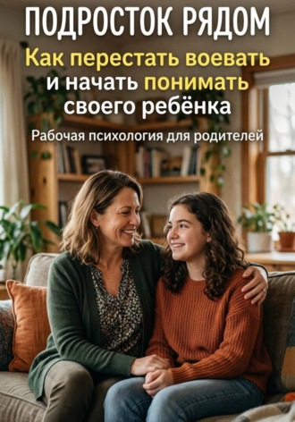 Обложка книги «Подросток рядом: Как перестать воевать и начать понимать своего ребёнка. Рабочая психология для родителей»