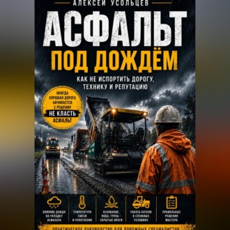 Обложка книги «Асфальт под дождём : как не испортить дорогу , технику и репутацию»