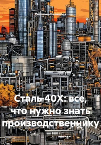 Обложка книги «Сталь 40Х: все, что нужно знать производственнику»