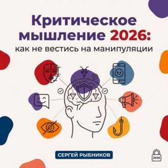 Обложка книги «Критическое мышление 2026: как не вестись на манипуляции»