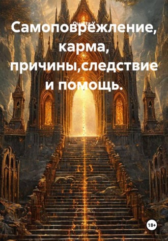 Обложка книги «Самоповрежление, карма, причины,следствие и помощь.»