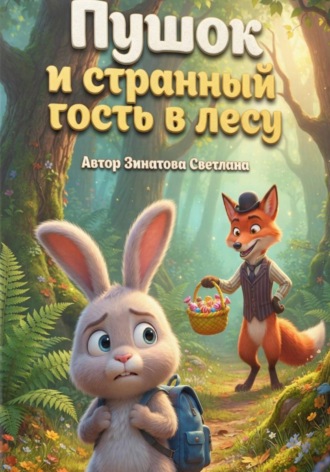 Обложка книги «ПУШОК И СТРАННЫЙ ГОСТЬ В ЛЕСУ»