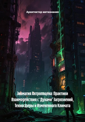 Обложка книги «Экомагия Антропоцена: Практики Взаимодействия с 'Духами' Загрязнений, Техносферы и Измененного Климата»