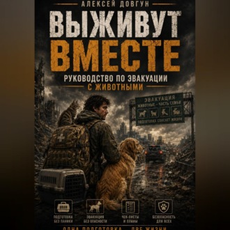 Обложка книги «Выживут вместе: руководство по эвакуации с животными»