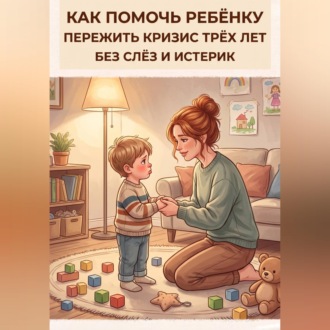 Обложка книги «Как помочь ребёнку пережить кризис трёх лет без слёз и истерик»