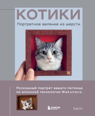 Обложка книги «Котики. Портретное валяние из шерсти»