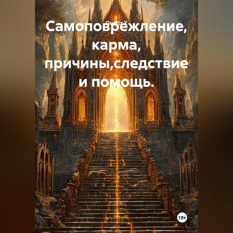 Обложка книги «Самоповрежление, карма, причины,следствие и помощь.»