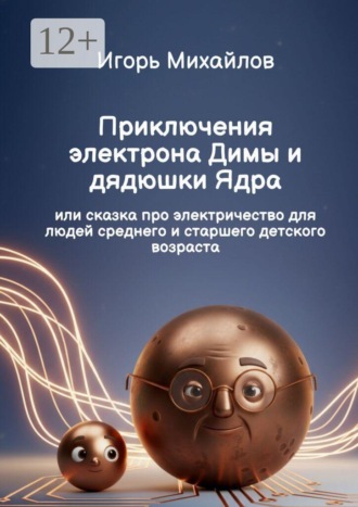 Обложка книги «Приключения электрона Димы и дядюшки Ядра. или сказка про электричество для людей среднего и старшего детского возраста»