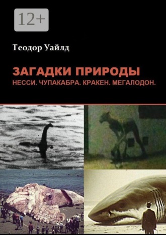 Обложка книги «Загадки природы: Несси, чупакабра, кракен, мегалодон»