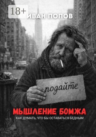 Обложка книги «Мышление бомжа. Как думать, чтобы оставаться бедным»