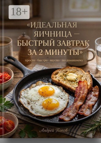 Обложка книги «Идеальная яичница: быстрый завтрак за 2 минуты»