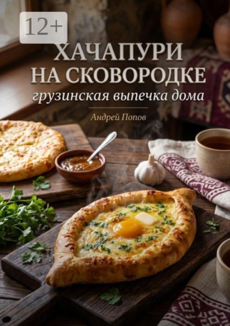 Обложка книги «Хачапури на сковороде: грузинская выпечка дома»