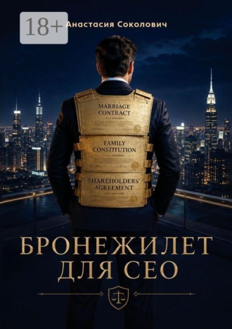 Обложка книги «Бронежилет для CEO. Дорожная карта для предпринимателей по созданию наследия»