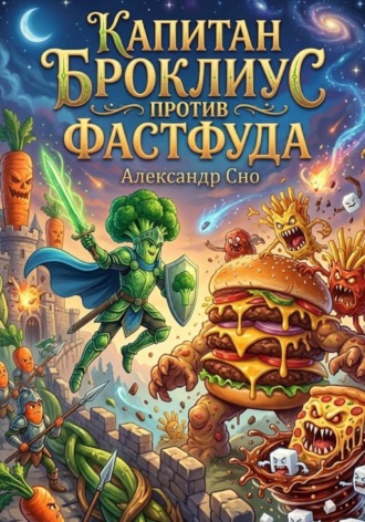 Обложка книги «Капитан Броклиус Против Фастфуда»