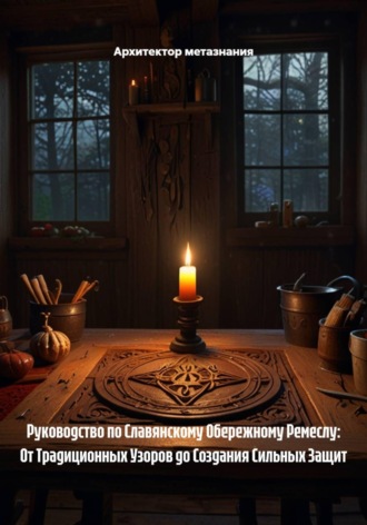 Обложка книги «Руководство по Славянскому Обережному Ремеслу: От Традиционных Узоров до Создания Сильных Защит»