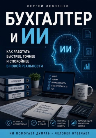 Обложка книги «Бухгалтер и ИИ. Практическое руководство»