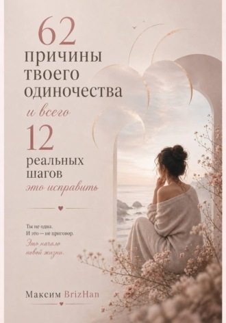Обложка книги «62 причины твоего одиночества и всего 12 шагов это исправить»