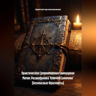 Обложка книги «Практическая Средневековая Гримуарная Магии: Расшифровка 'Ключей Соломона' (Безопасные Фрагменты)»