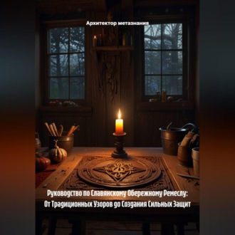 Обложка книги «Руководство по Славянскому Обережному Ремеслу: От Традиционных Узоров до Создания Сильных Защит»