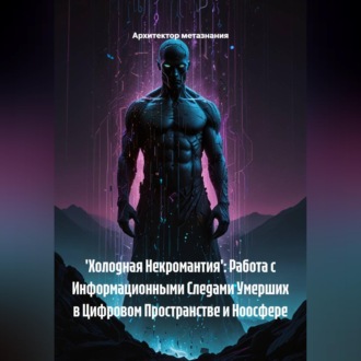 Обложка книги «'Холодная Некромантия': Работа с Информационными Следами Умерших в Цифровом Пространстве и Ноосфере»