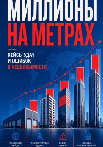 Обложка книги «Миллионы на метрах: кейсы удач и ошибок в недвижимости»