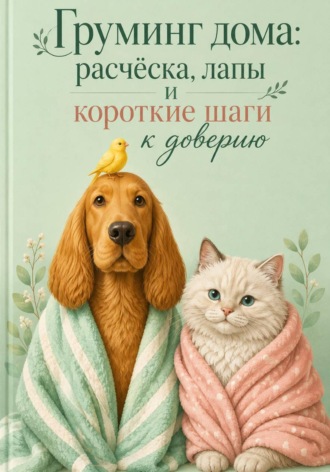 Обложка книги «Груминг дома: расчёска, лапы и короткие шаги к доверию»