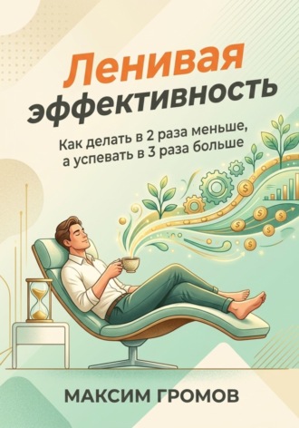 Обложка книги «Ленивая эффективность. Как делать в 2 раза меньше, а успевать в 3 раза больше»