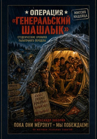 Обложка книги «Операция Генеральский шашлык: миссия индейца. Студенческие хроники палаточного передела»