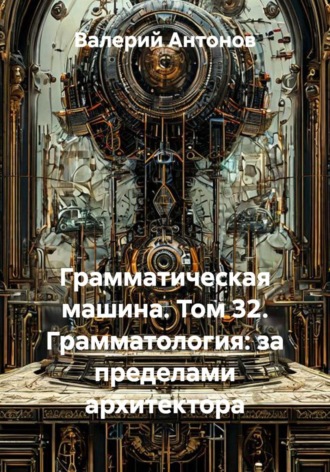 Обложка книги «Грамматическая машина. Том 32. Грамматология: за пределами архитектора»