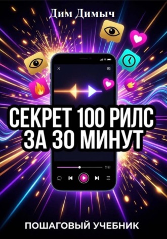 Обложка книги «Секрет 100 рилс за 30 минут»