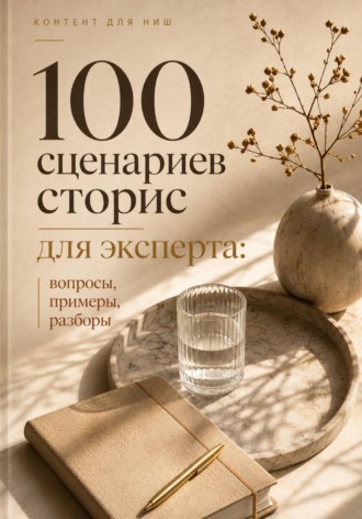 Обложка книги «100 сценариев сторис для эксперта: вопросы, примеры, разборы»