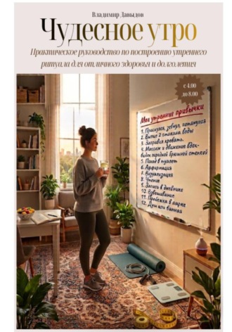 Обложка книги «Чудесное утро. Практическое руководство по построению утреннего ритуала для отличного здоровья и долголетия»