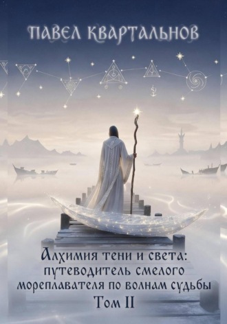 Обложка книги «Алхимия тени и света: путеводитель смелого мореплавателя по волнам судьбы. Том 2»