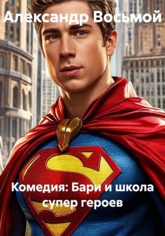 Обложка книги «Комедия: Бари и школа супер героев»