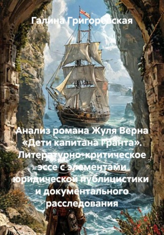 Обложка книги «Анализ романа Жюля Верна «Дети капитана Гранта». Литературно-критическое эссе с элементами юридической публицистики и документального расследования»