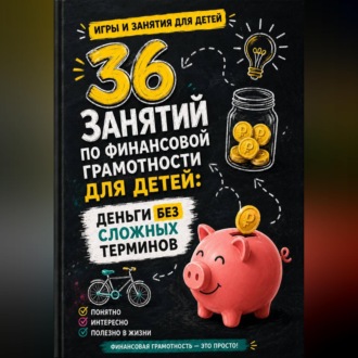 Обложка книги «36 занятий по финансовой грамотности для детей: деньги без сложных терминов»