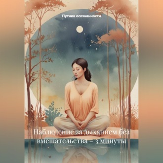 Обложка книги «Наблюдение за дыханием без вмешательства – 3 минуты»